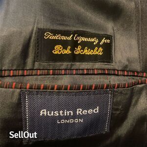 Austin Reed Men's Blue Striped Suit Jacket Size 54 Formal 3-Button